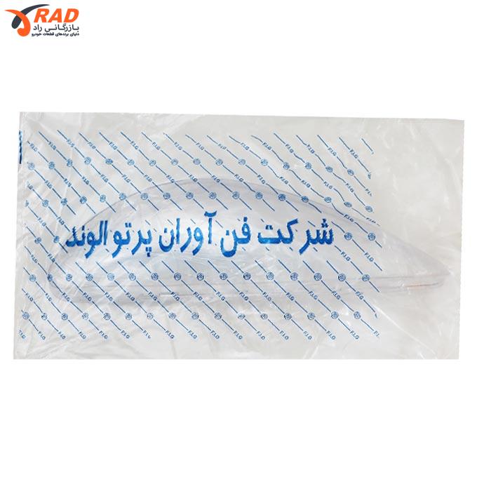 طلق چراغ جلو پژو 206 پلی کربنات