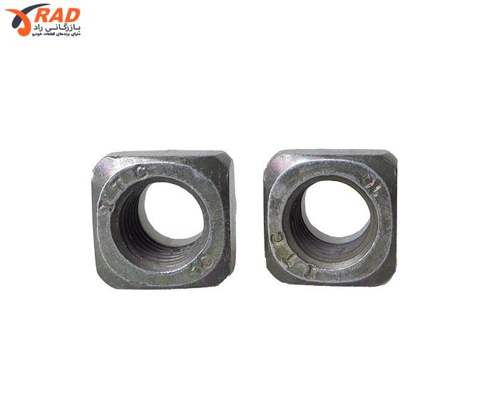 مهره جعبه فرمان پژو 405 نمدی 1.5*12 چهارگوش