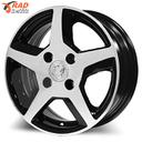 رینگ چرخ آلومینیومی 14 اینچ 5 پر  (IK042) شمشیری رخ تراش