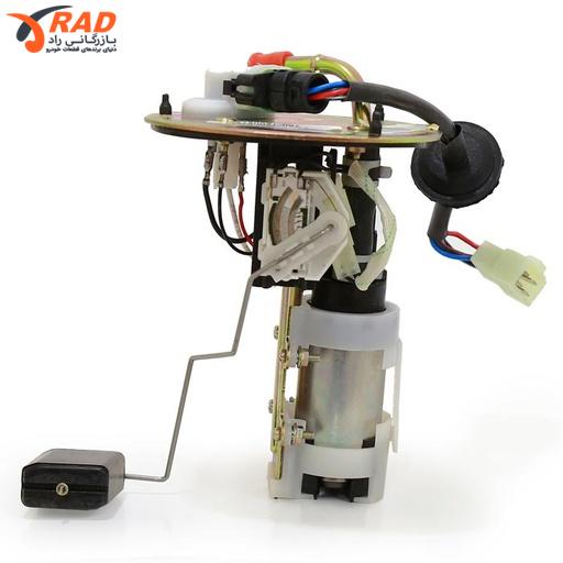 [130803010] پمپ بنزین پراید کامل طرح قدیم 4 فیش ماد پارت